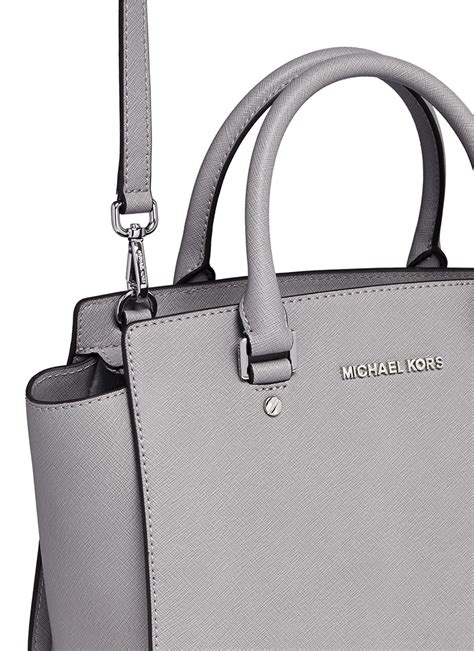 michael kors selma medium gray